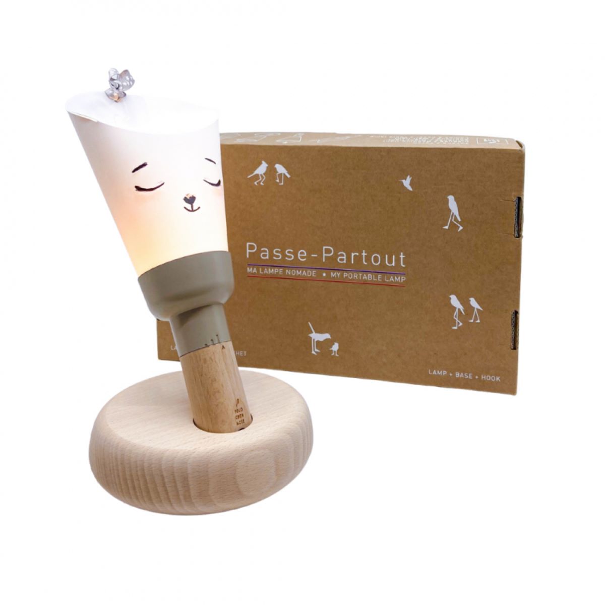 Lampe nomade - Pipouette taupe