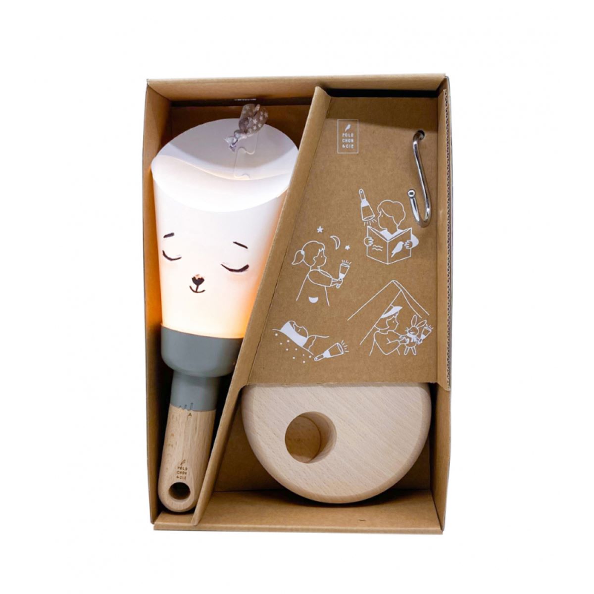 Lampe nomade - Pipouette taupe