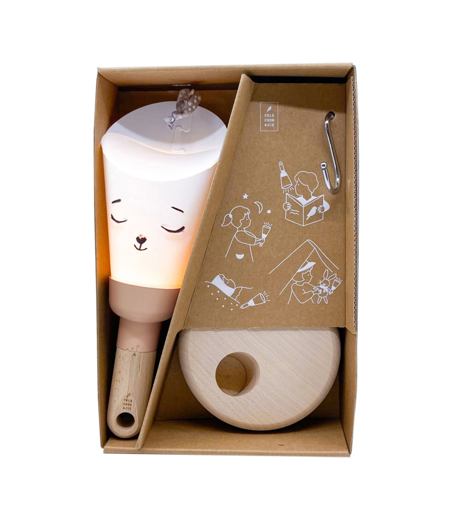 Lampe nomade - Pipouette rose