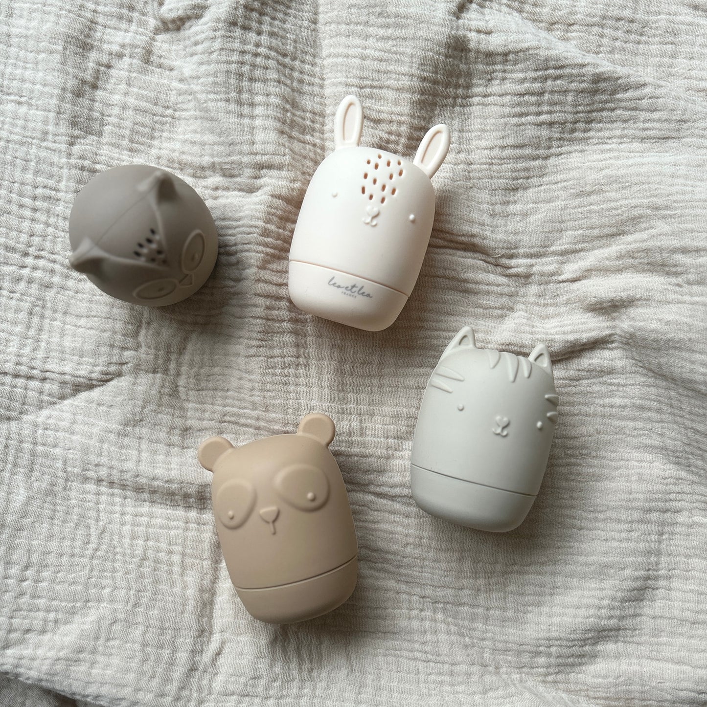 Jouets de bain - Animaux Beige