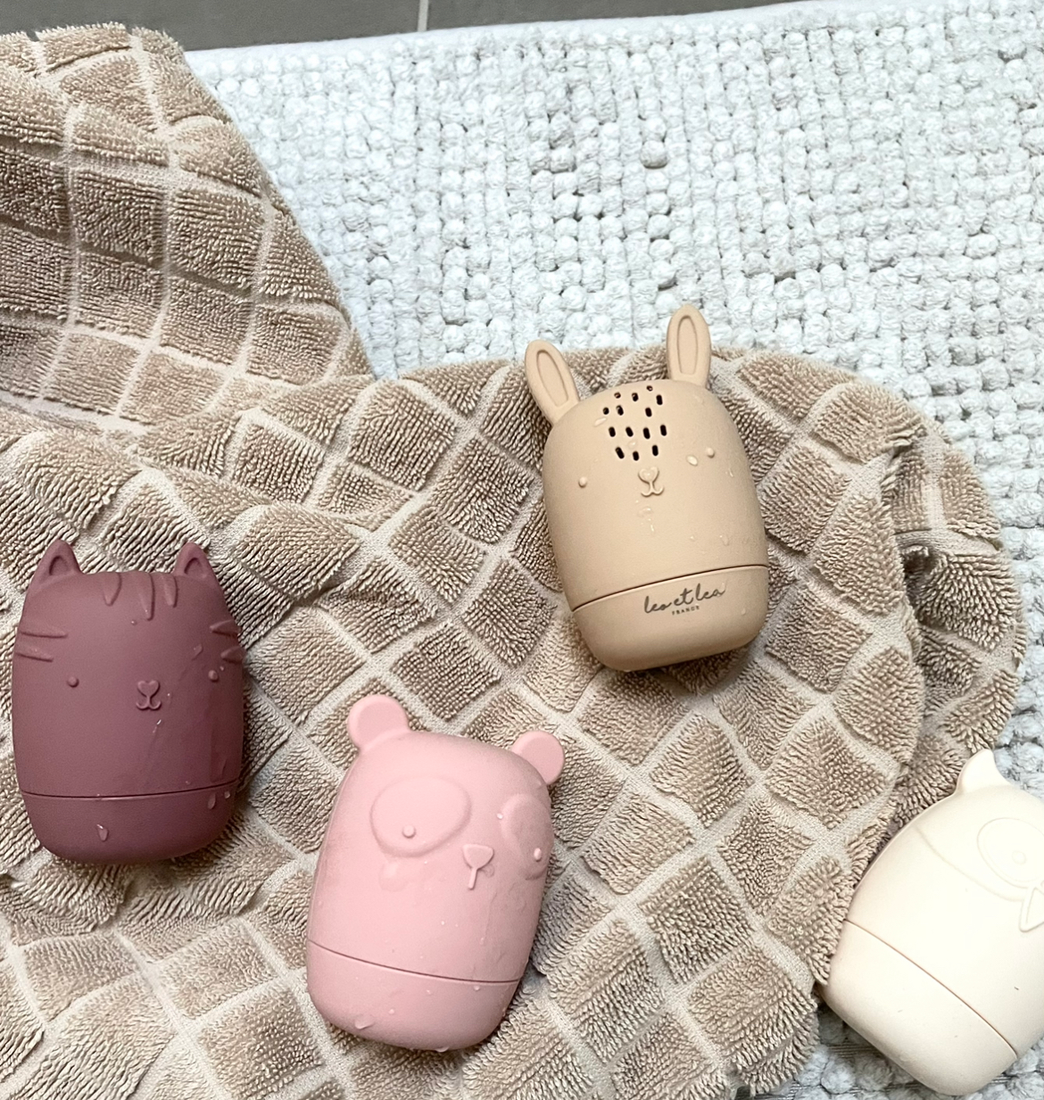 Jouets de bain - Animaux Rose