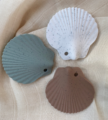 Jouet de dentition - Coquillage beige