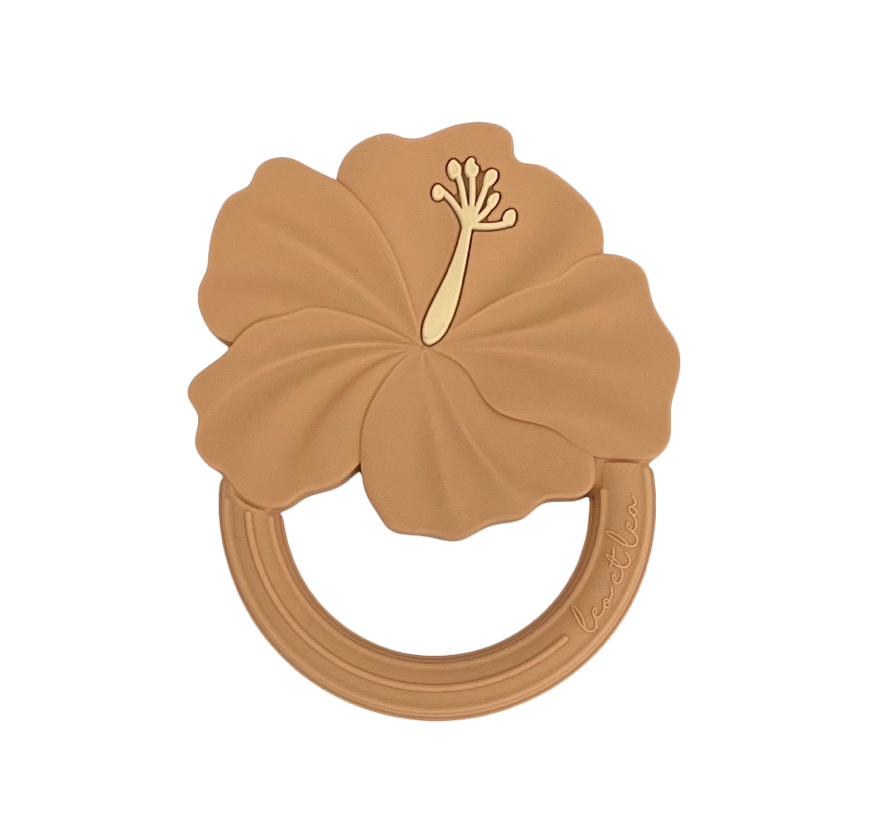 Jouet de dentition - Hibiscus Terre de Sienne