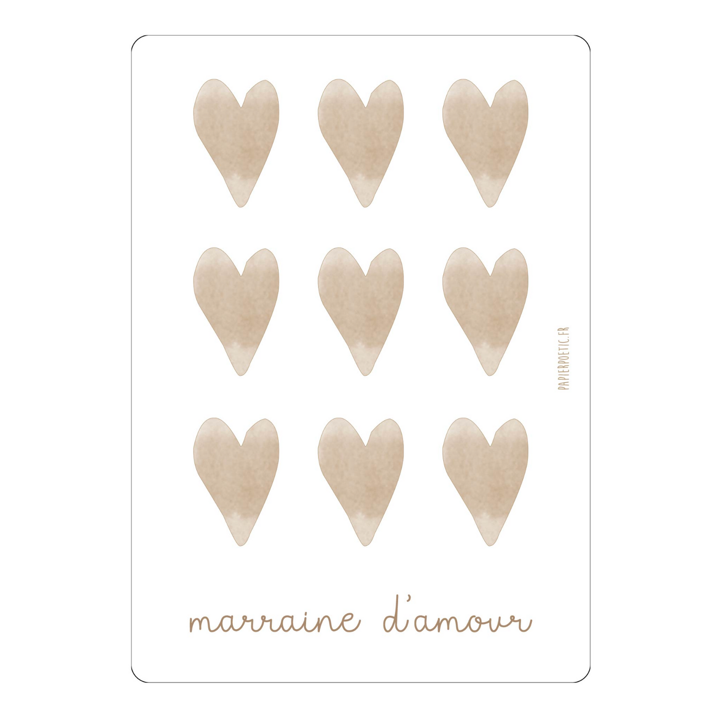Carte - "Marraine d'amour'