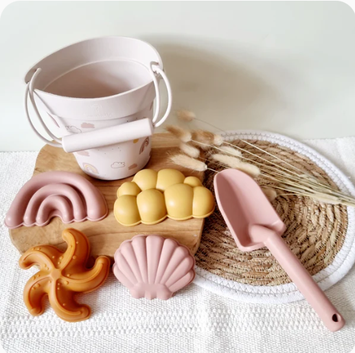 Seau de plage et accessoires - Arc-en-Ciel