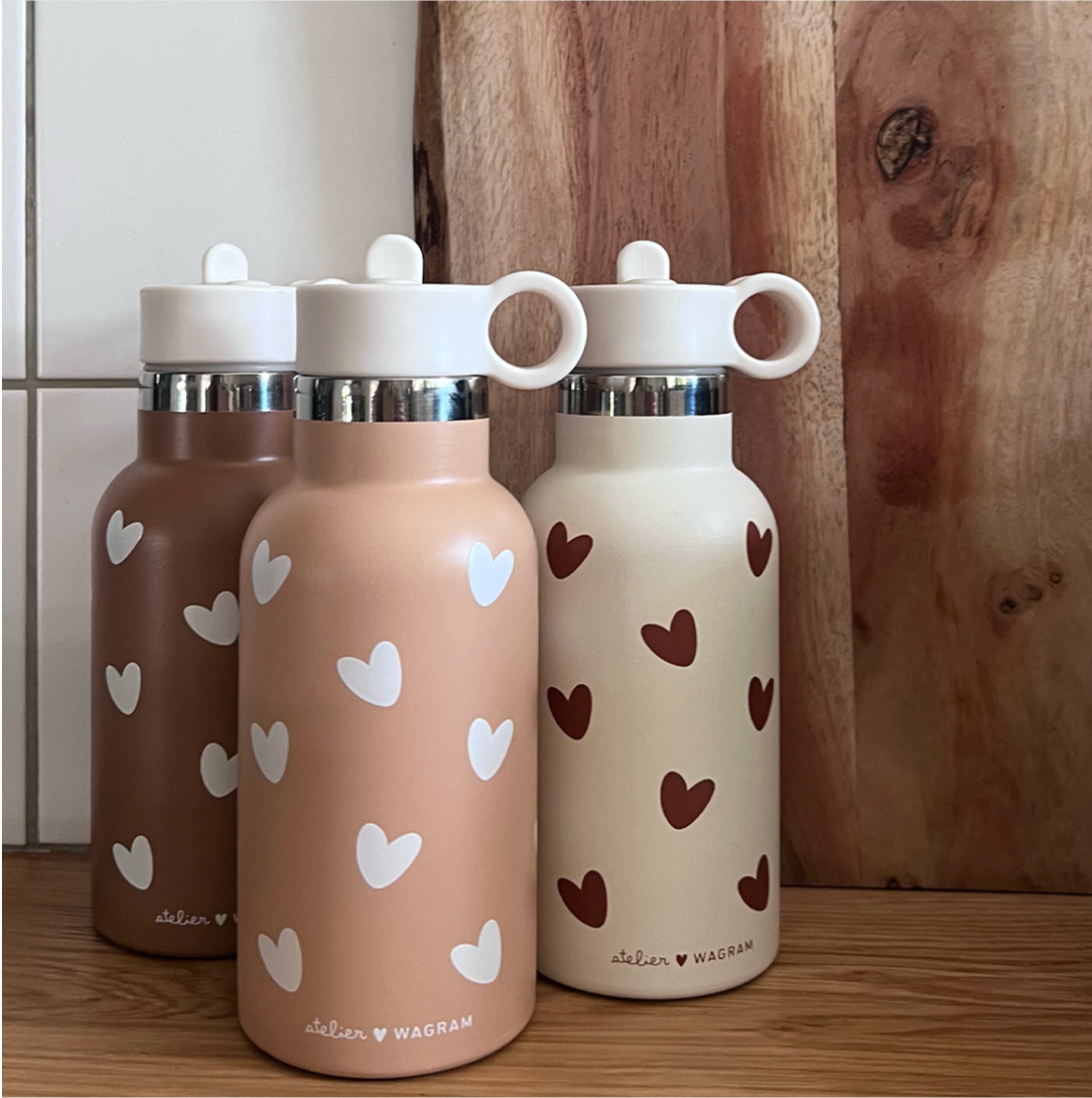 Gourde Coeurs - Nougat