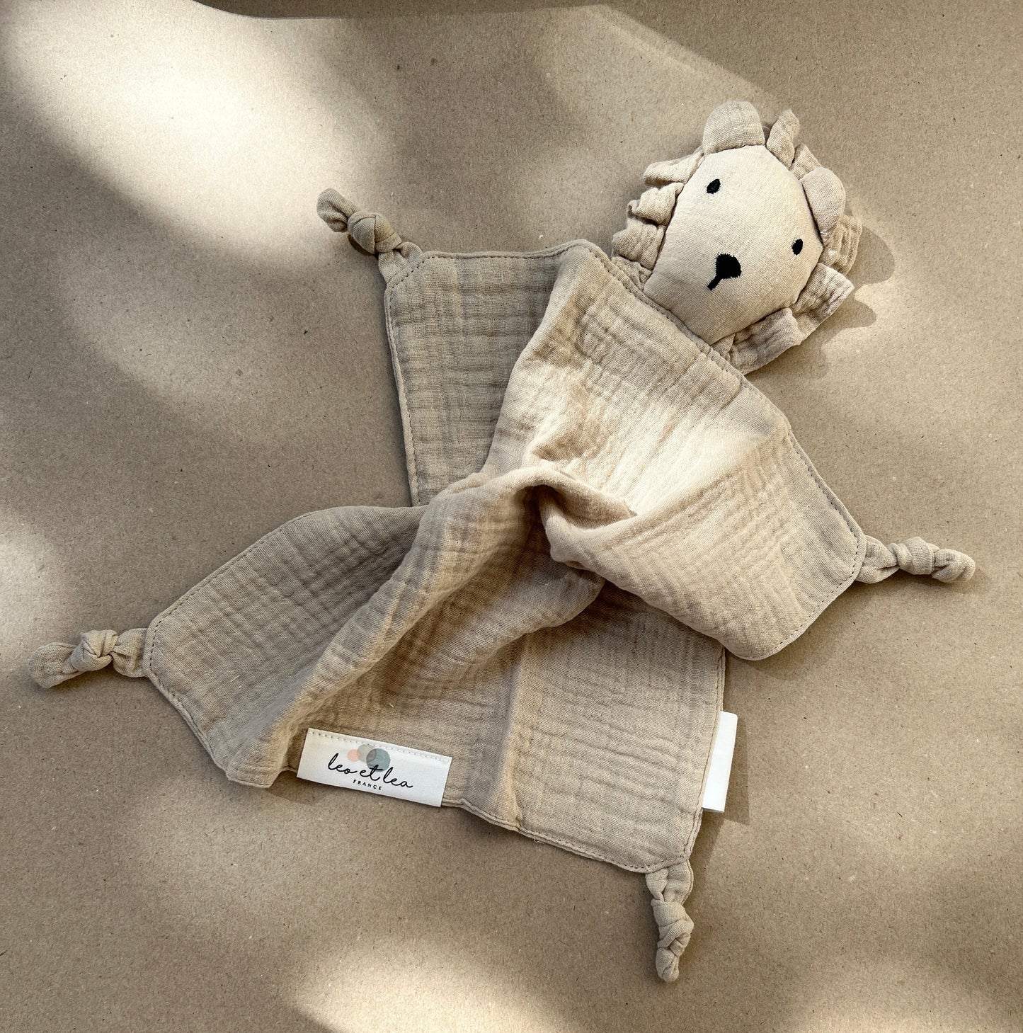 Doudou lion - Beige