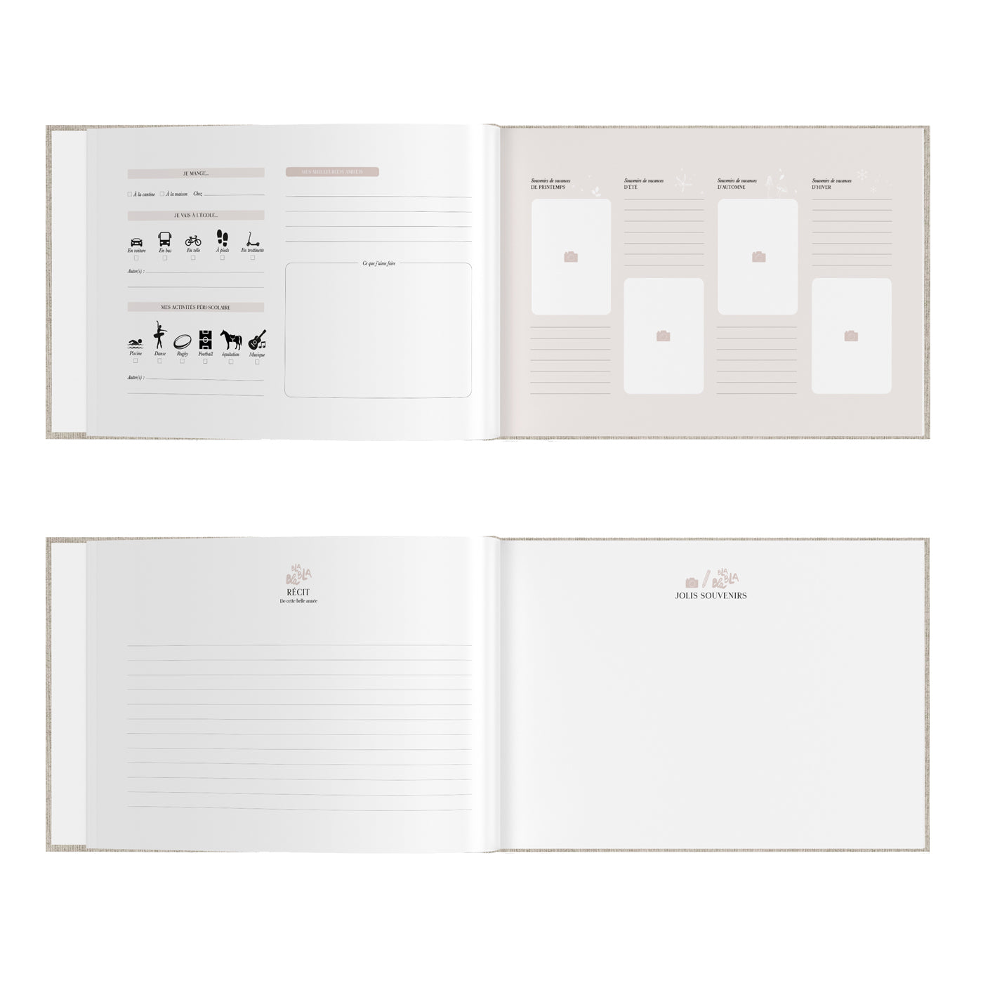 Livre souvenirs - Ecole