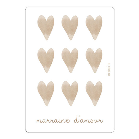 Carte - "Marraine d'amour'